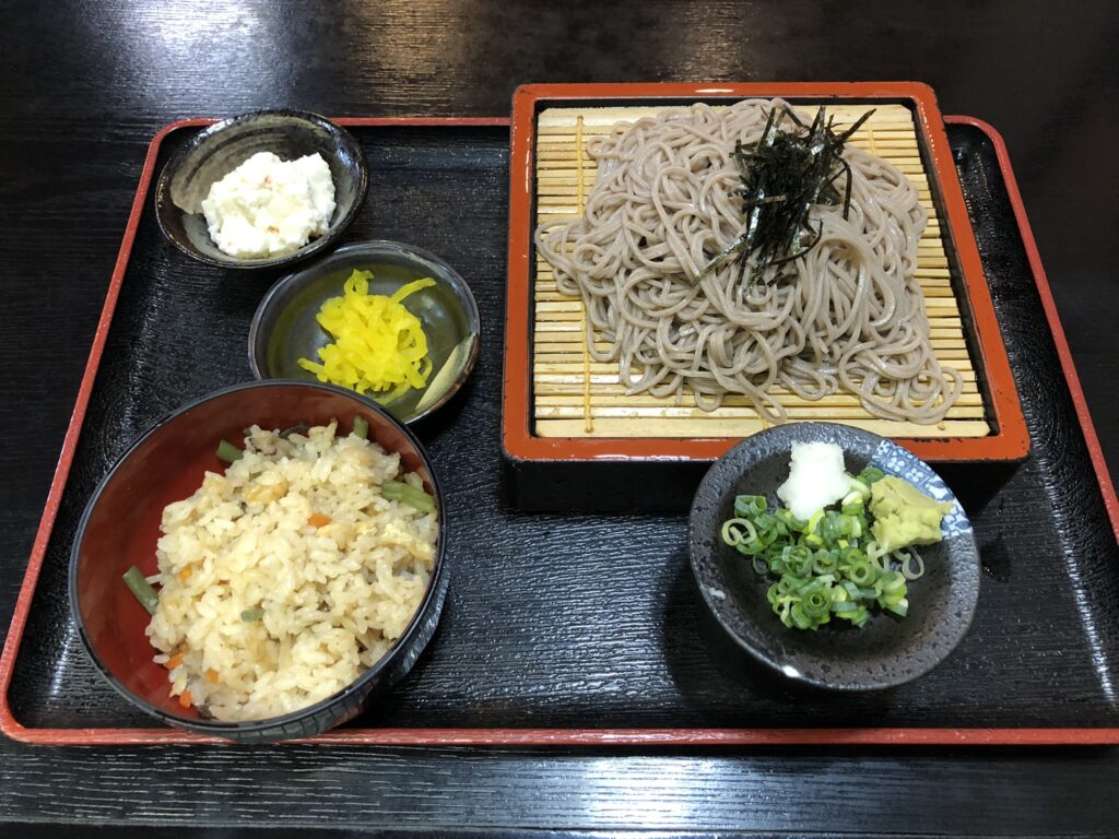 信玄　ざるそば定食